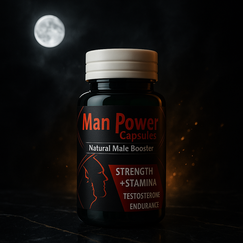 Man Power Capsules – Natural Testosterone & Stamina Booster for Men