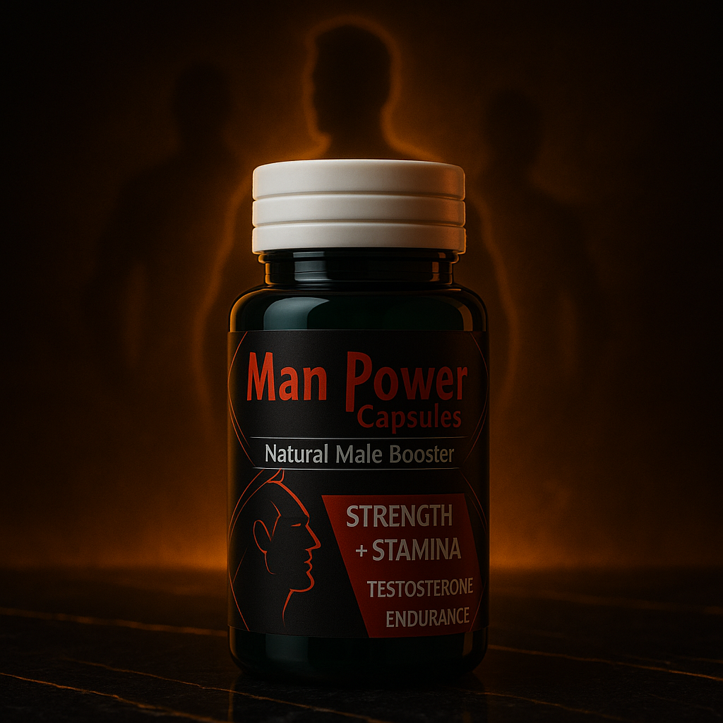 Man Power Capsules – Natural Testosterone & Stamina Booster for Men
